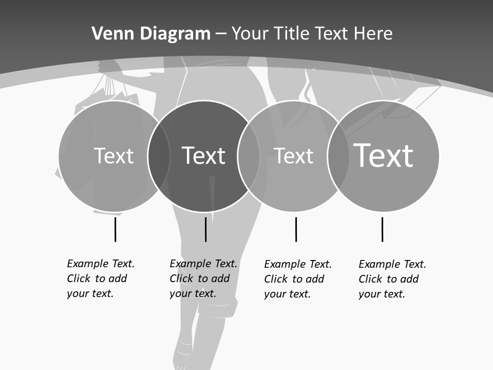 Lady Shadow Enjoy PowerPoint Template