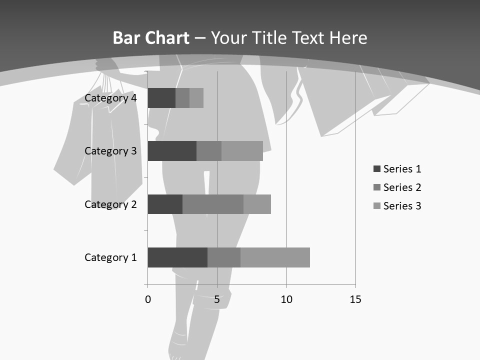 Lady Shadow Enjoy PowerPoint Template