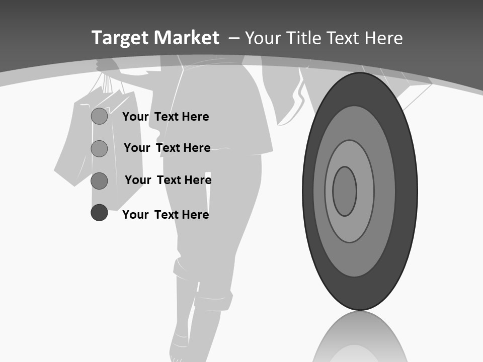 Lady Shadow Enjoy PowerPoint Template