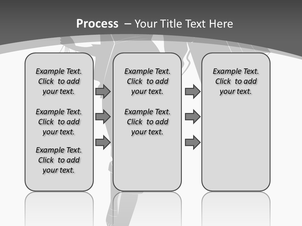 Lady Shadow Enjoy PowerPoint Template