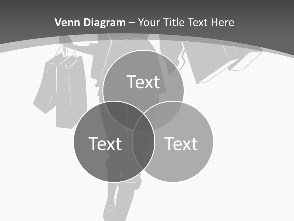 Lady Shadow Enjoy PowerPoint Template