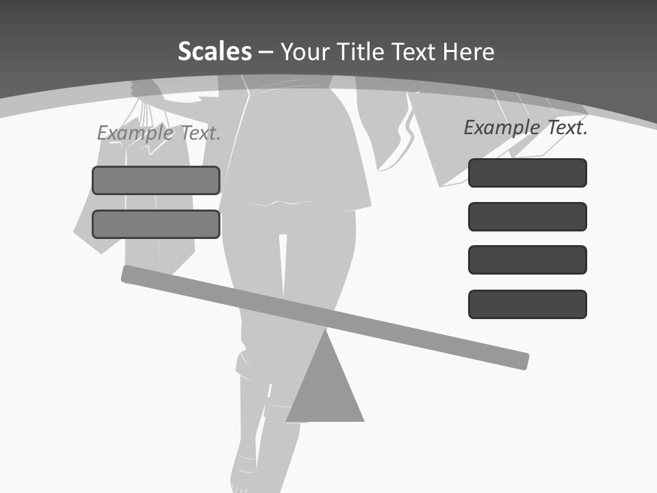 Lady Shadow Enjoy PowerPoint Template