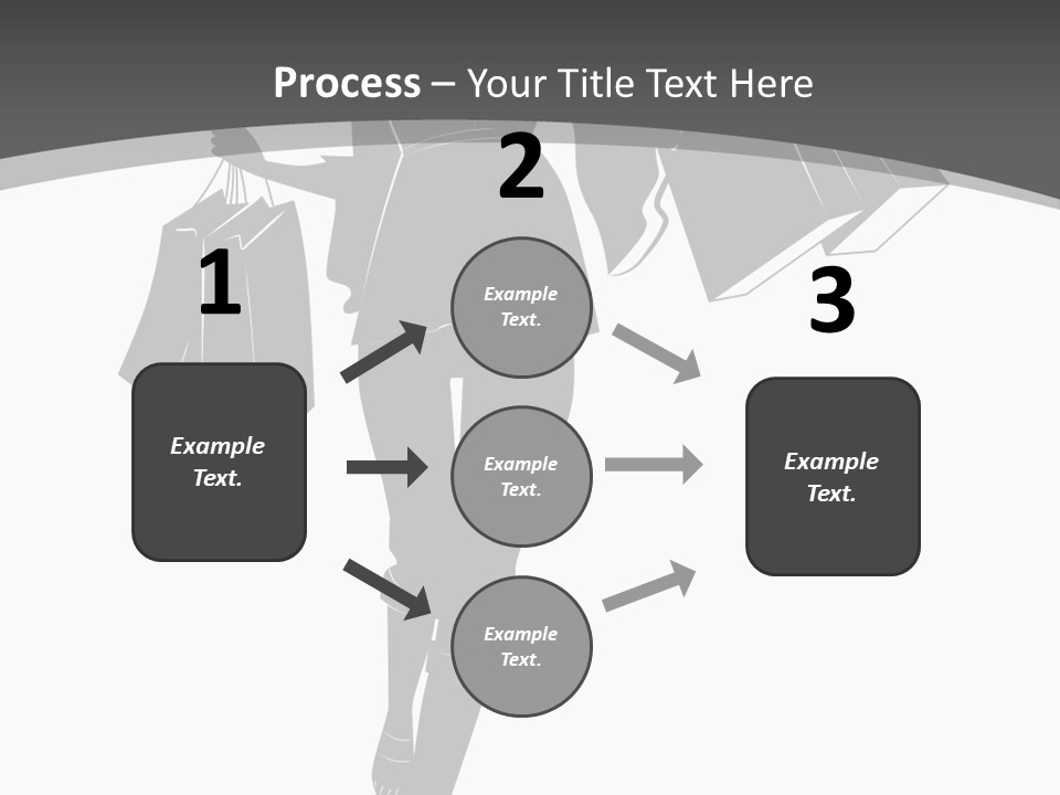 Lady Shadow Enjoy PowerPoint Template