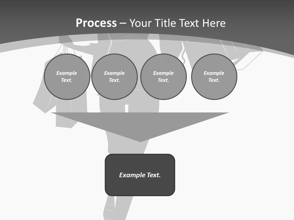 Lady Shadow Enjoy PowerPoint Template