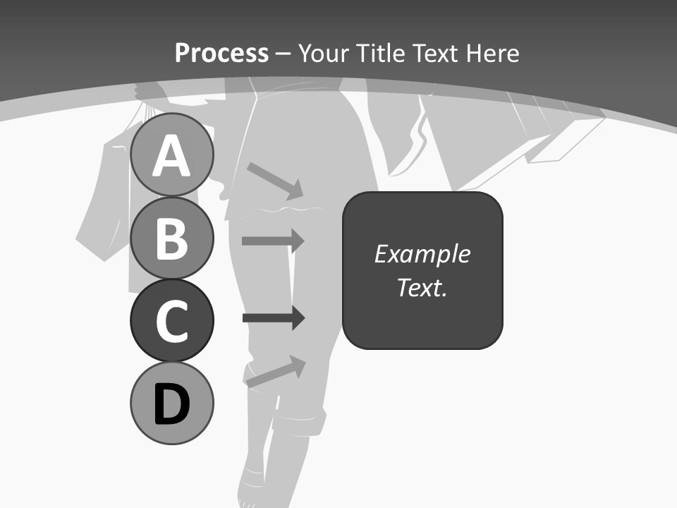 Lady Shadow Enjoy PowerPoint Template