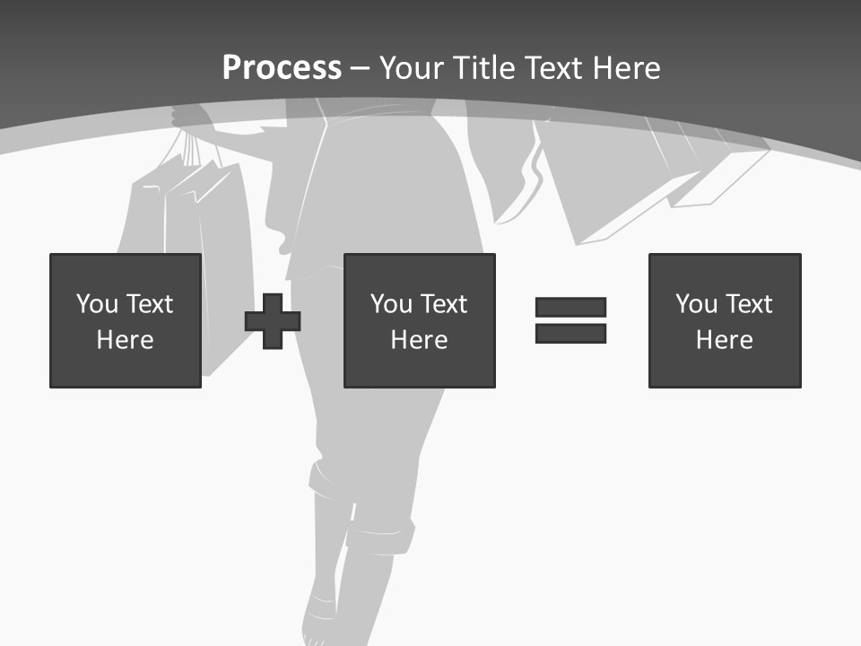 Lady Shadow Enjoy PowerPoint Template