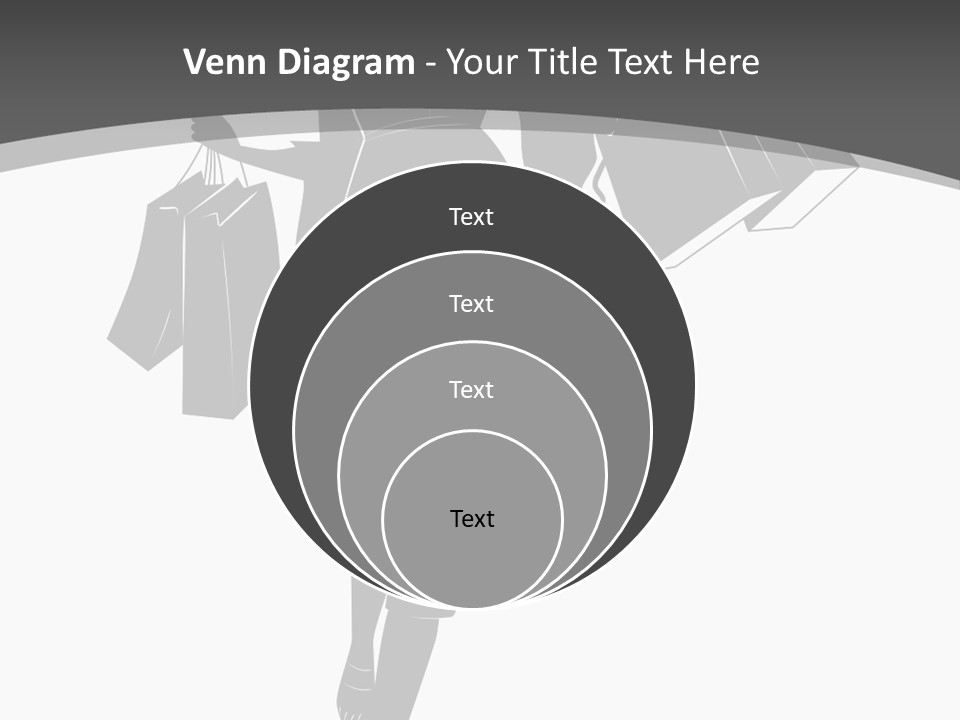 Lady Shadow Enjoy PowerPoint Template