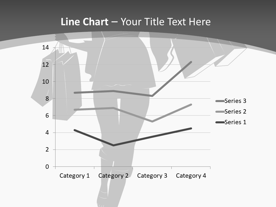 Lady Shadow Enjoy PowerPoint Template