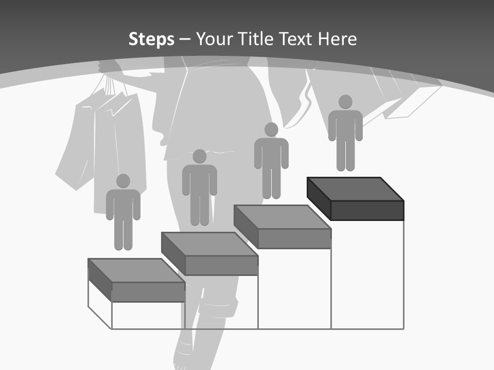 Lady Shadow Enjoy PowerPoint Template