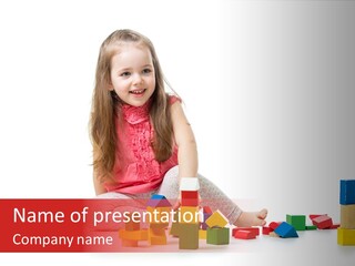 Creativity Cute Caucasian PowerPoint Template