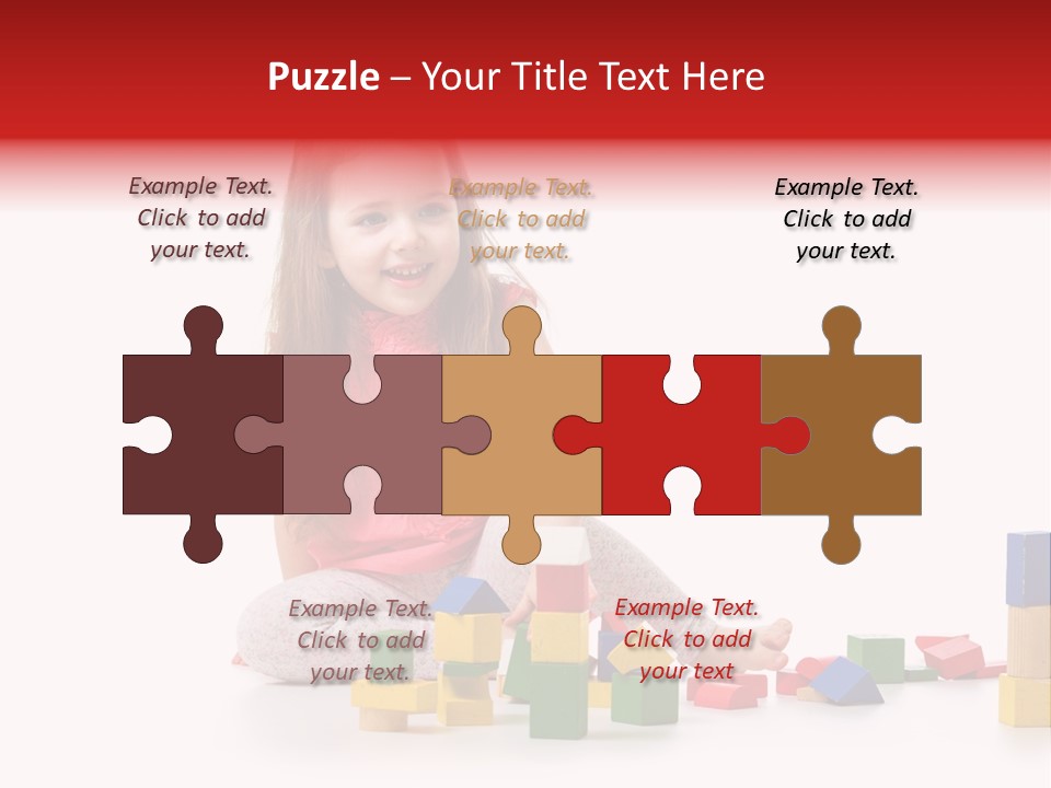 Creativity Cute Caucasian PowerPoint Template