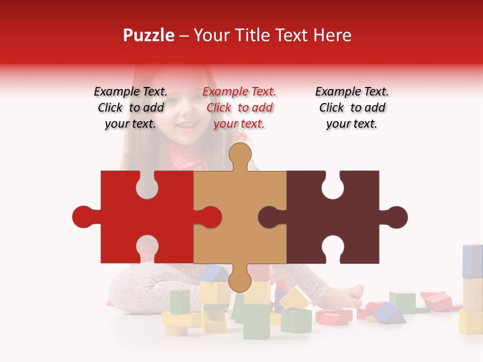 Creativity Cute Caucasian PowerPoint Template