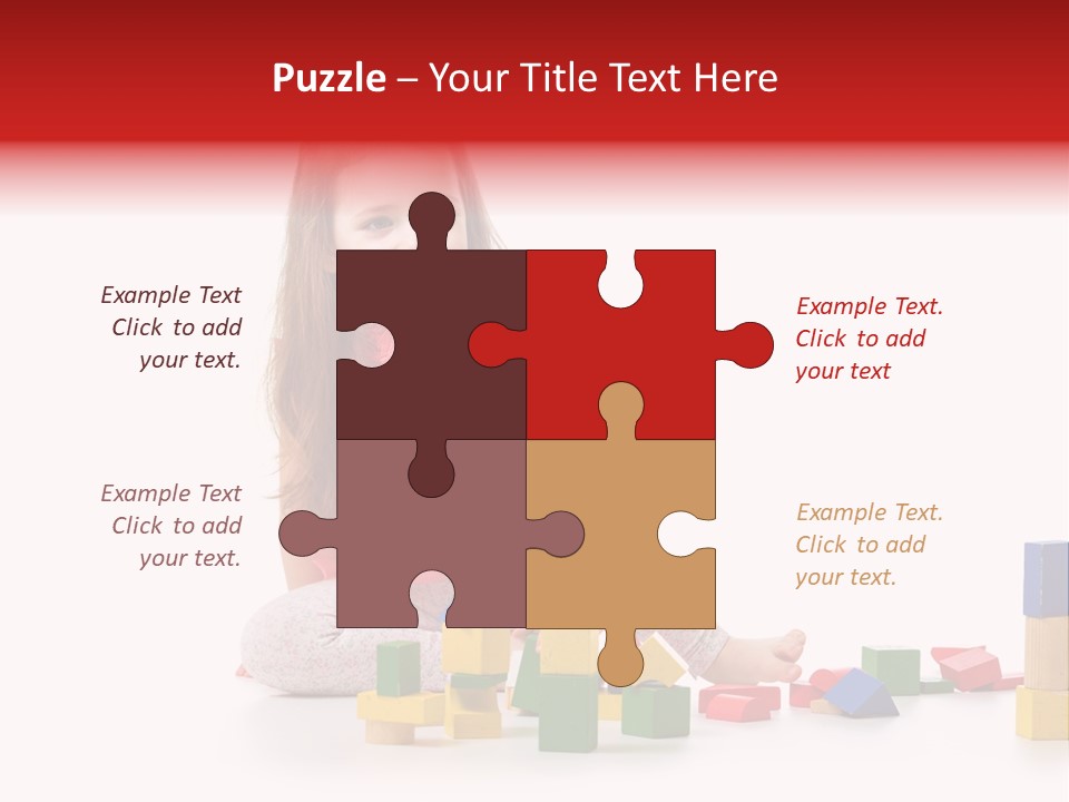 Creativity Cute Caucasian PowerPoint Template