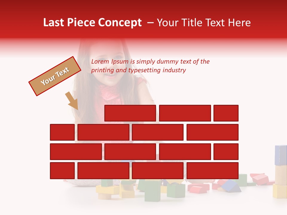 Creativity Cute Caucasian PowerPoint Template