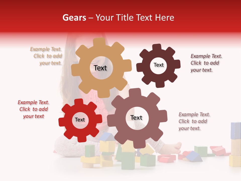 Creativity Cute Caucasian PowerPoint Template