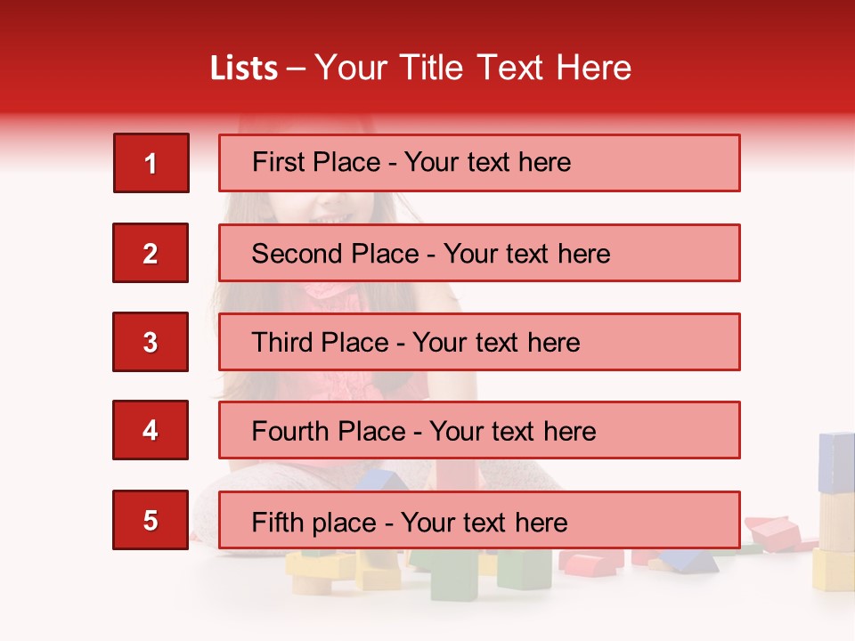 Creativity Cute Caucasian PowerPoint Template