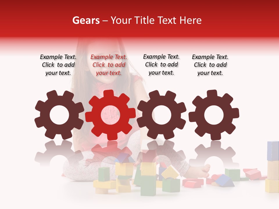 Creativity Cute Caucasian PowerPoint Template