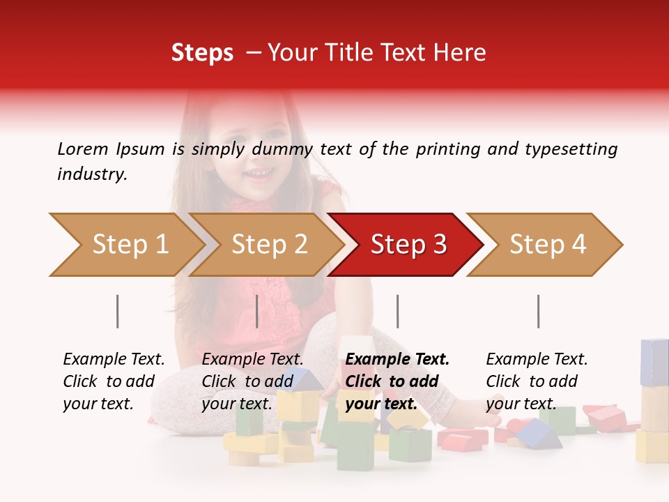 Creativity Cute Caucasian PowerPoint Template