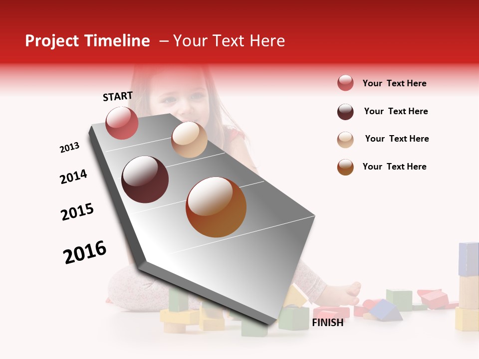 Creativity Cute Caucasian PowerPoint Template