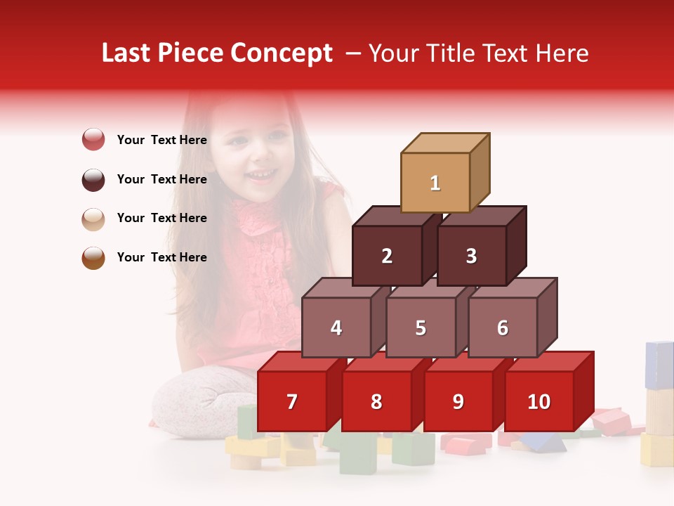 Creativity Cute Caucasian PowerPoint Template