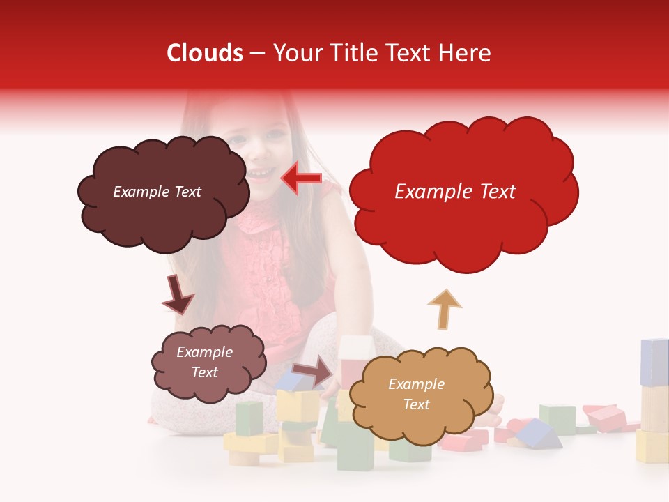 Creativity Cute Caucasian PowerPoint Template