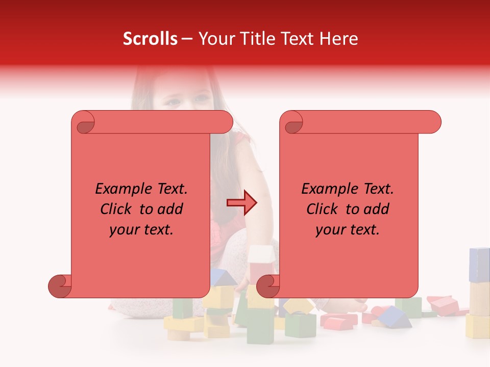 Creativity Cute Caucasian PowerPoint Template