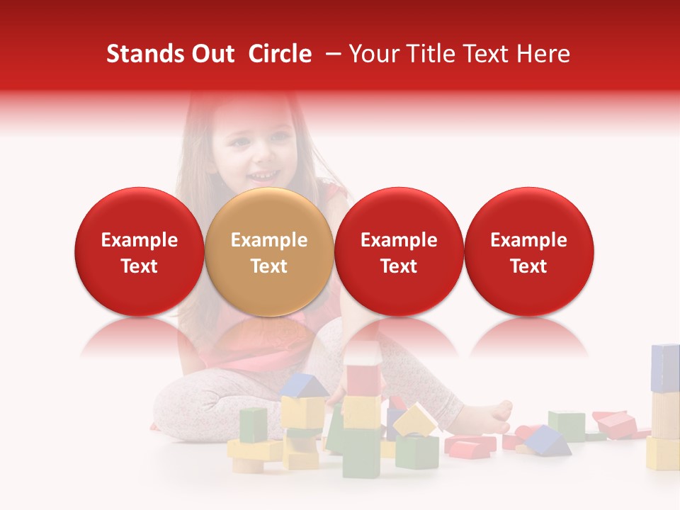 Creativity Cute Caucasian PowerPoint Template