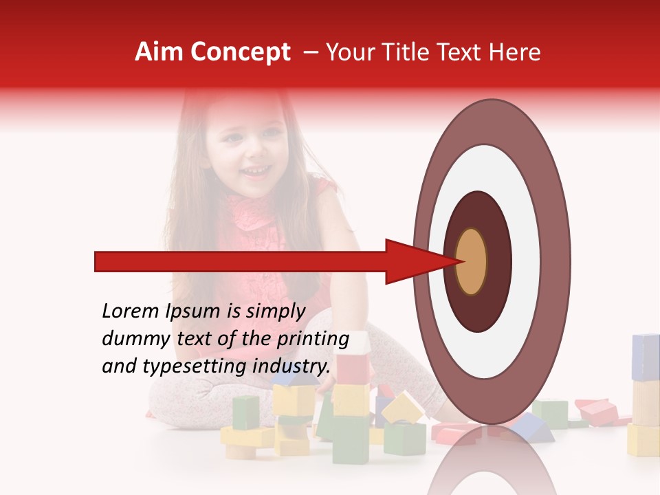 Creativity Cute Caucasian PowerPoint Template