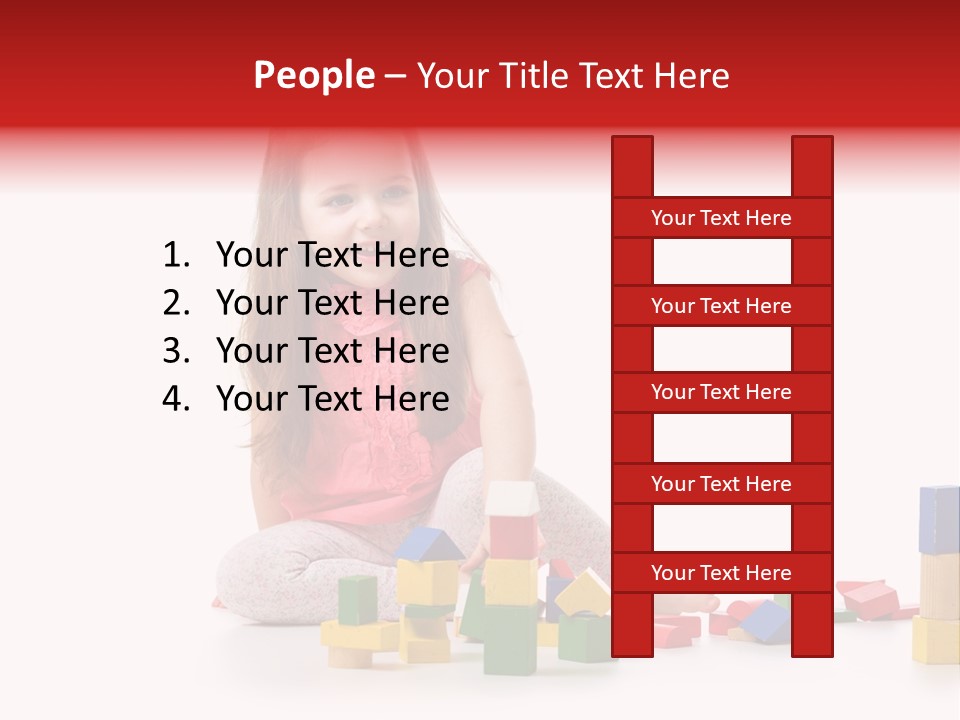 Creativity Cute Caucasian PowerPoint Template