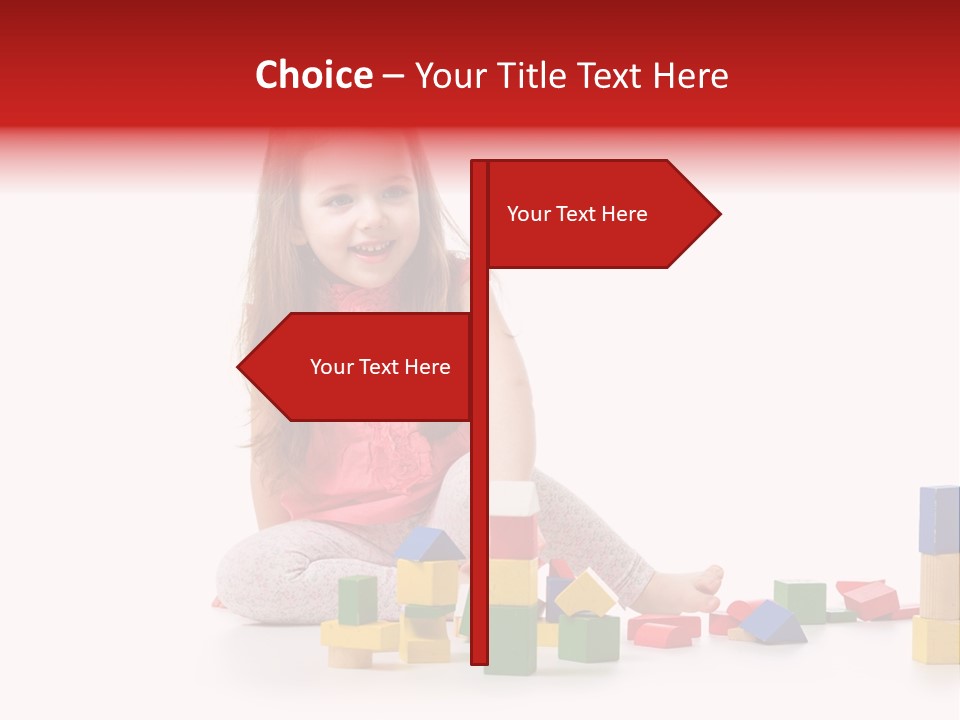 Creativity Cute Caucasian PowerPoint Template