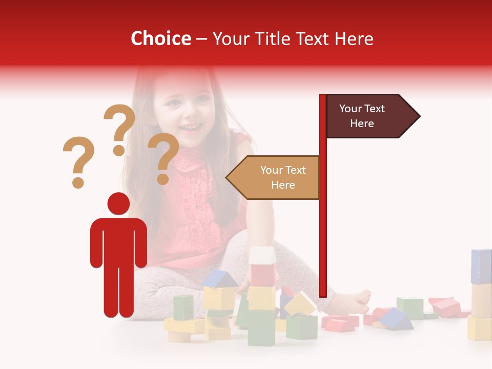 Creativity Cute Caucasian PowerPoint Template