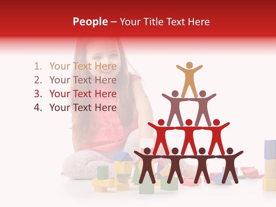 Creativity Cute Caucasian PowerPoint Template