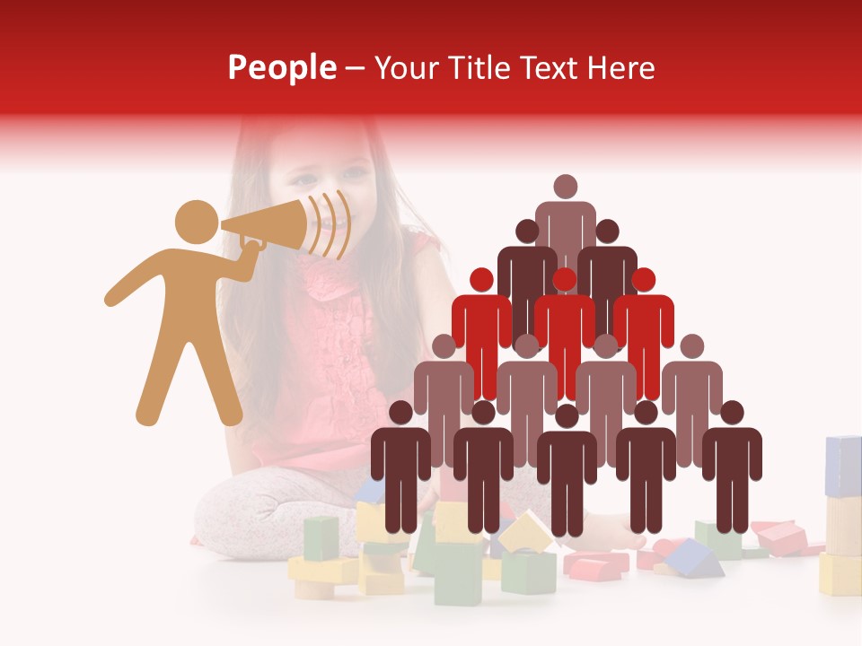 Creativity Cute Caucasian PowerPoint Template