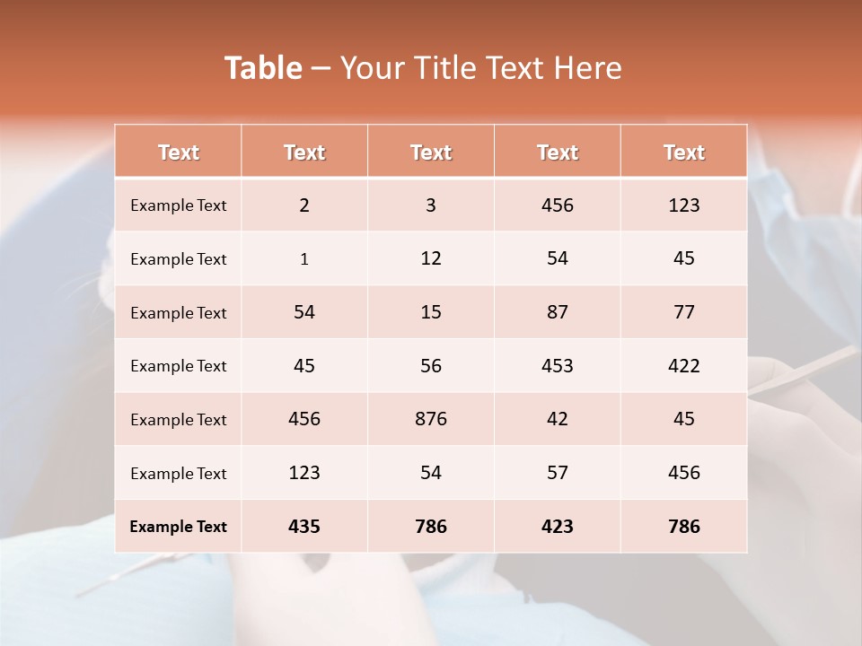 Mouth Surgery Assistance PowerPoint Template