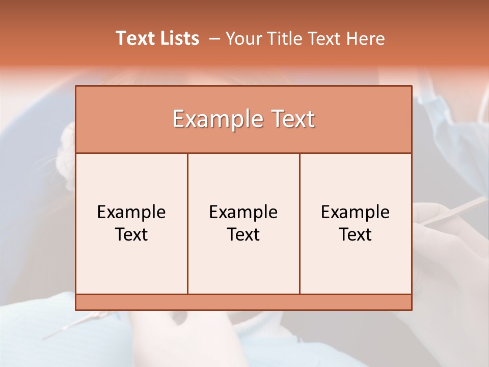 Mouth Surgery Assistance PowerPoint Template