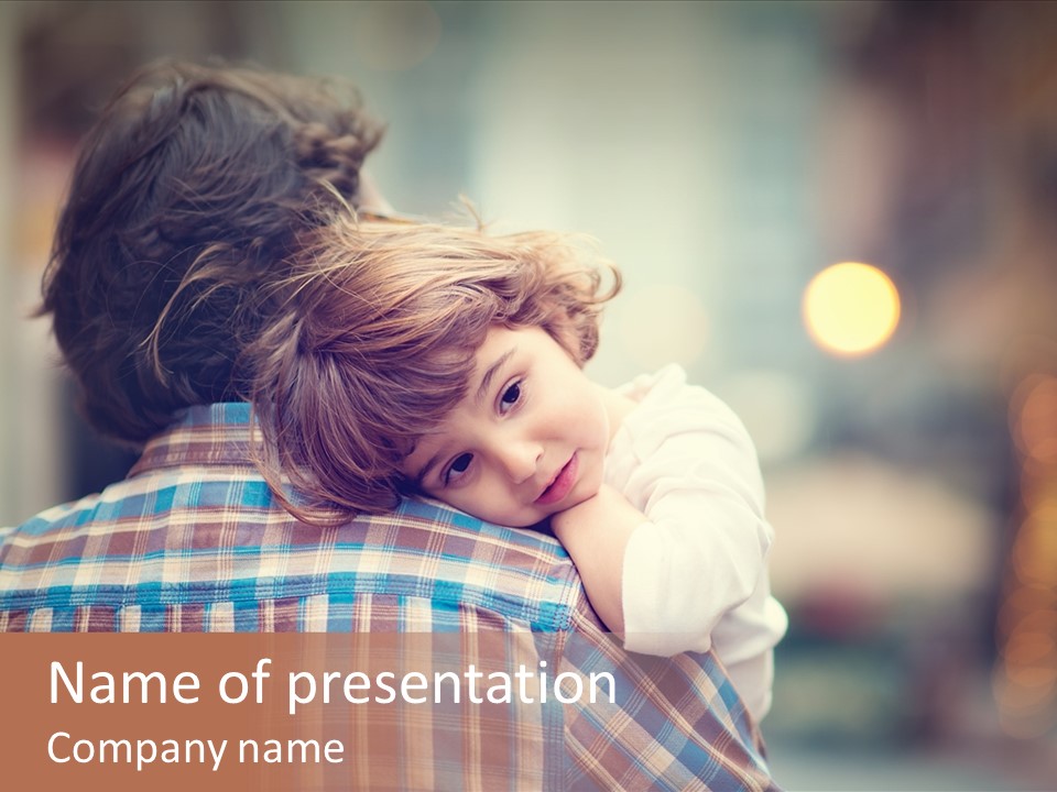 Relationship Caucasian Cute PowerPoint Template