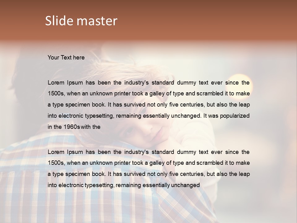 Relationship Caucasian Cute PowerPoint Template