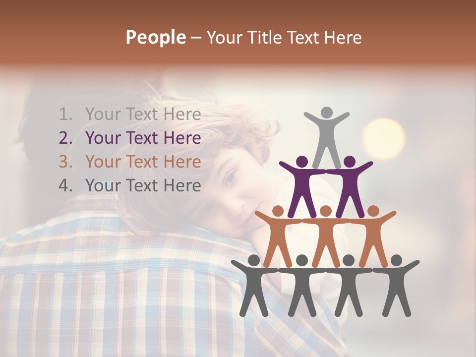 Relationship Caucasian Cute PowerPoint Template