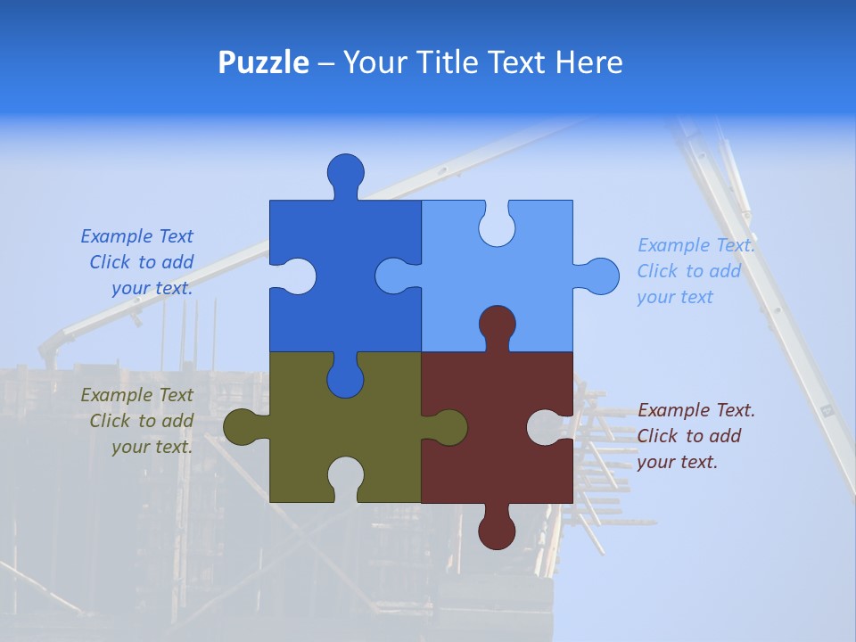Pattern Safety Machinery PowerPoint Template