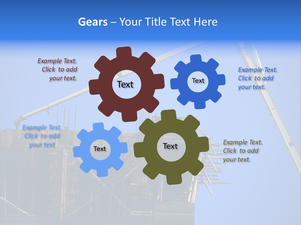 Pattern Safety Machinery PowerPoint Template