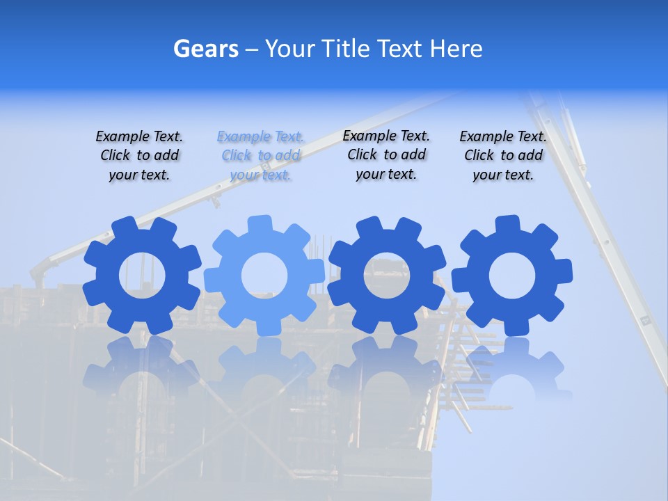 Pattern Safety Machinery PowerPoint Template