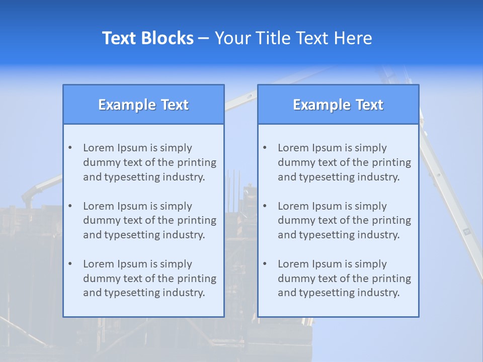 Pattern Safety Machinery PowerPoint Template
