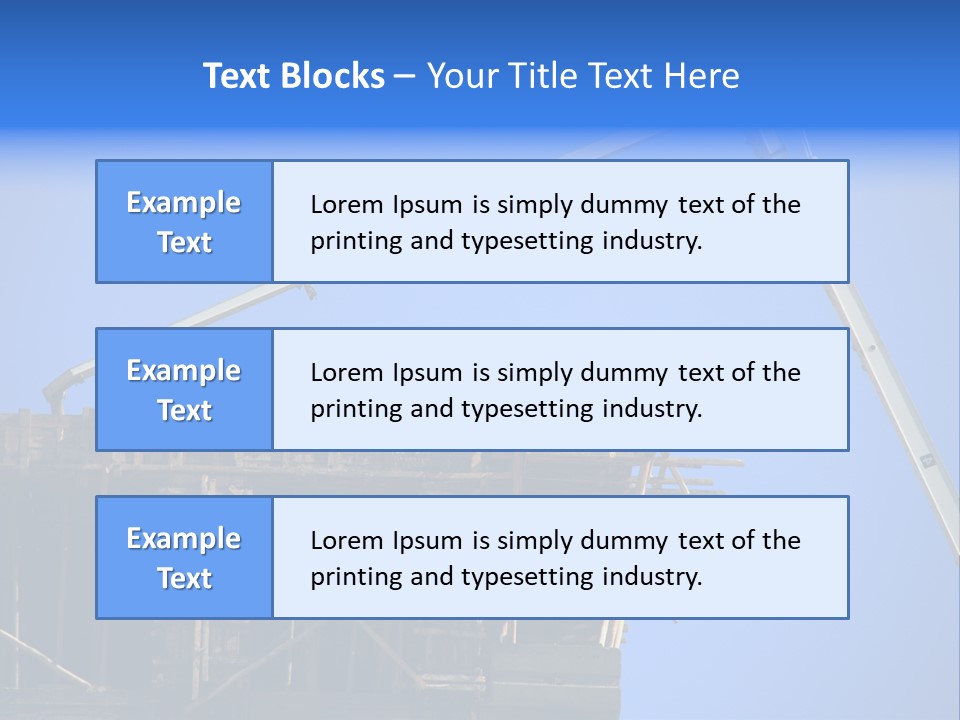 Pattern Safety Machinery PowerPoint Template
