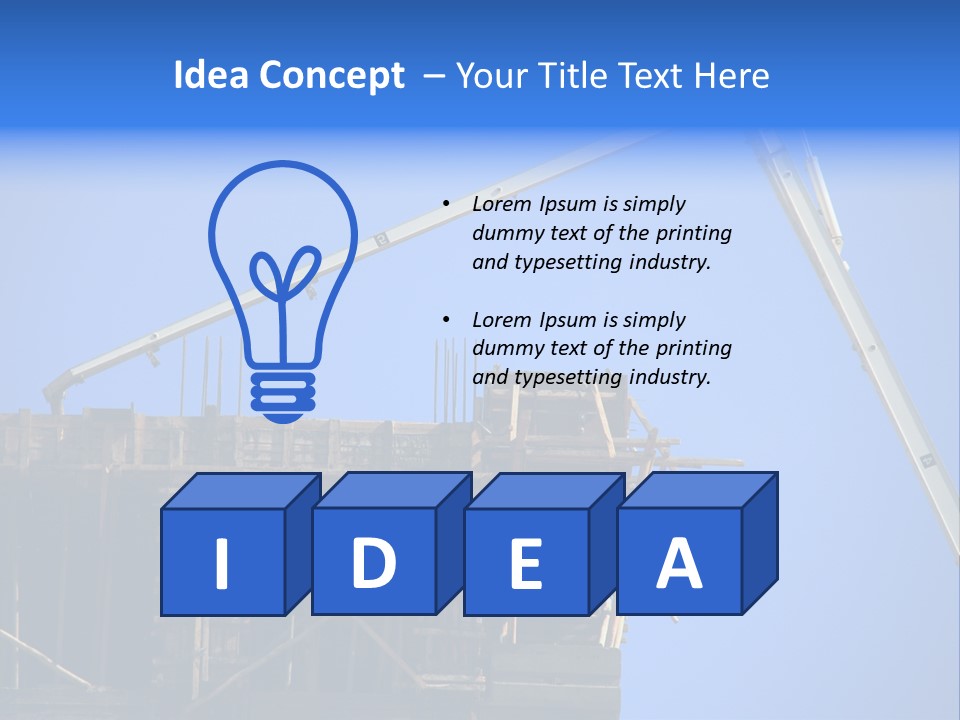 Pattern Safety Machinery PowerPoint Template