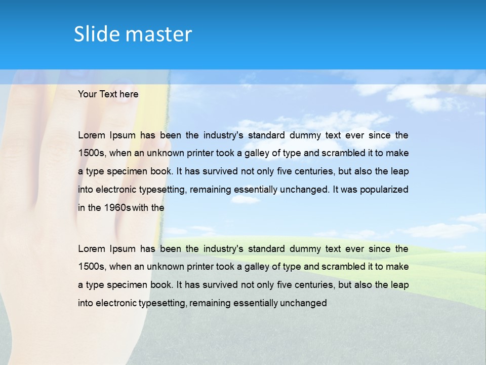 Part Foam Tool PowerPoint Template