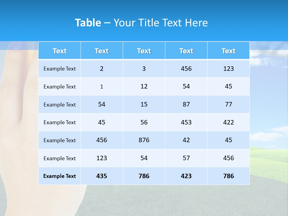 Part Foam Tool PowerPoint Template