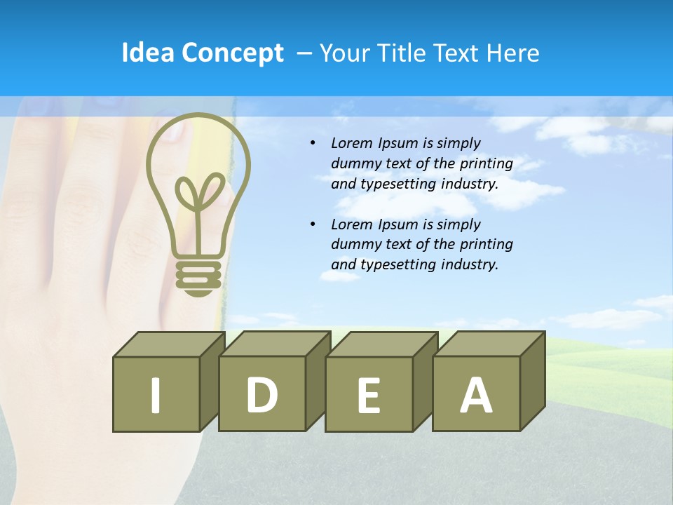 Part Foam Tool PowerPoint Template