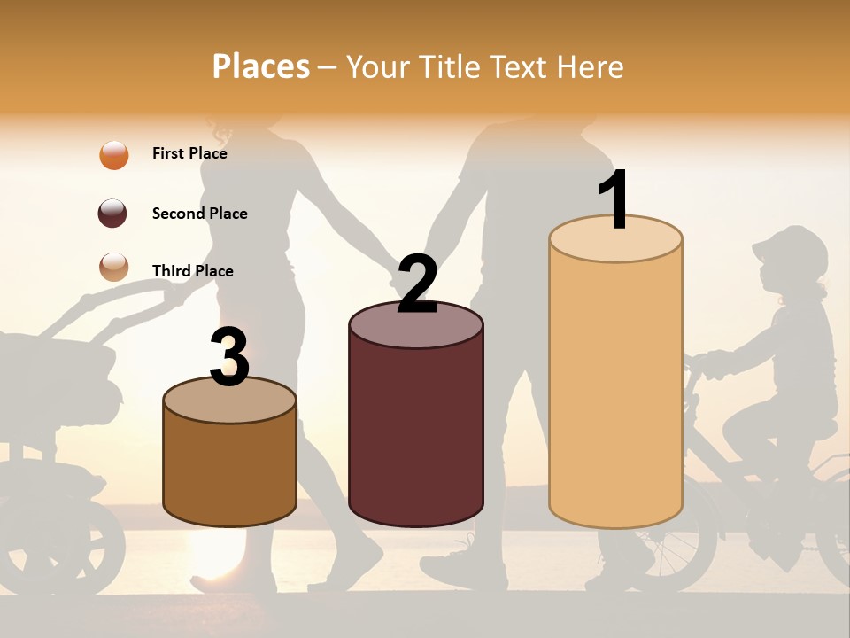 Activity Stroller Figure PowerPoint Template