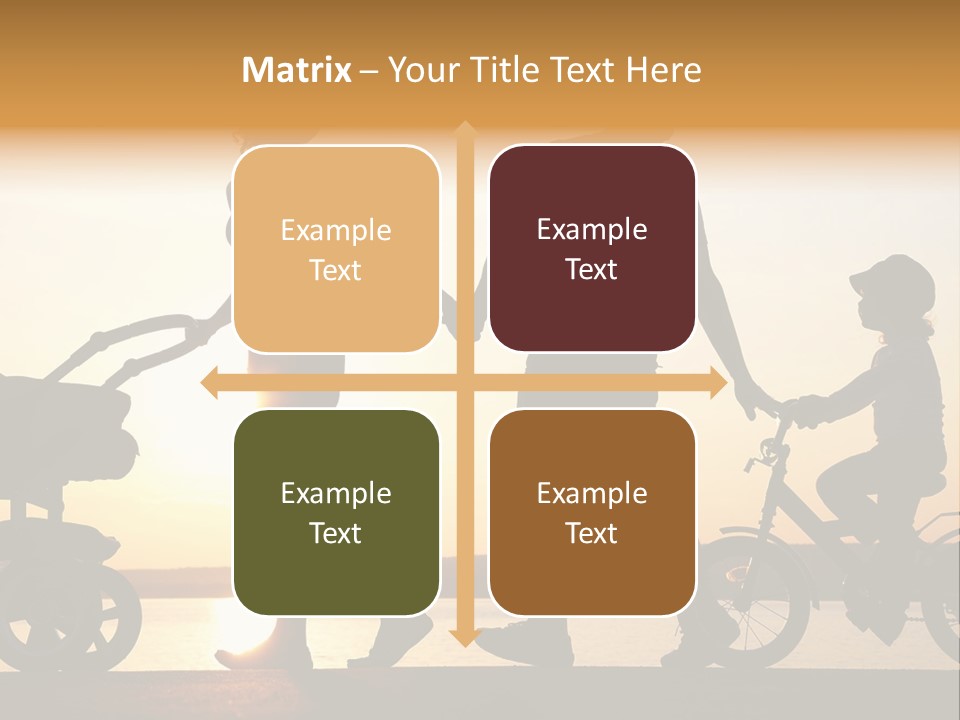 Activity Stroller Figure PowerPoint Template