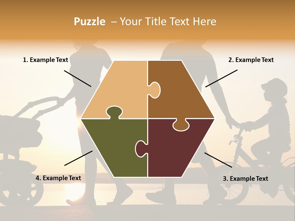 Activity Stroller Figure PowerPoint Template